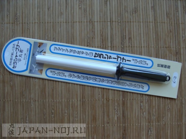 Мусат керамический   ☆ черная ручка, стержень с плоскостью